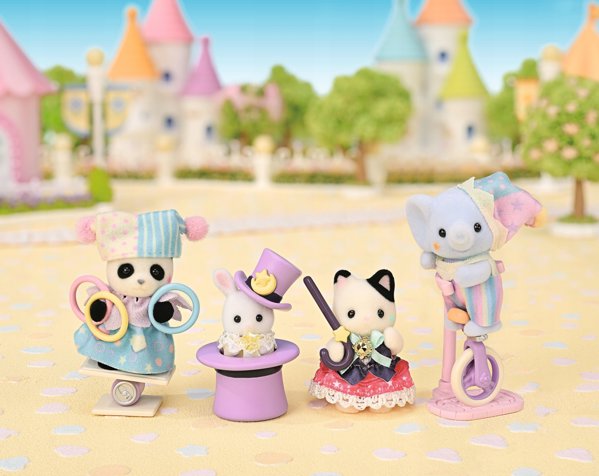 Figurka Epoch SYLVANIAN Cyrkowe sztuczki zwierzeta w cyrku 05844