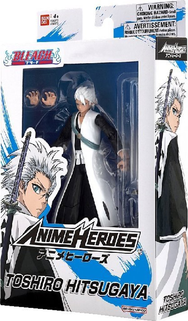 Bandai Figuura Anime Heroes Bleach - Toshiro Hitsugaya, Συλλεκτική Φιγούρα Δράσης 15cm