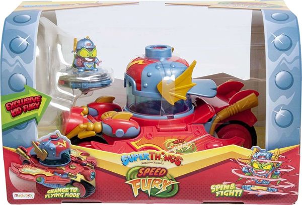 Figurka Magic Box Super Things - pojazd Speed Fury i Kid Fury (PSTSP112IN60)