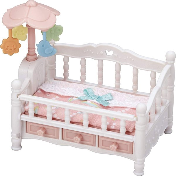 Epoch Sylvanian Families Κούνια με Καρουζέλα 5534 – Σετ Βρεφικού Δωματίου