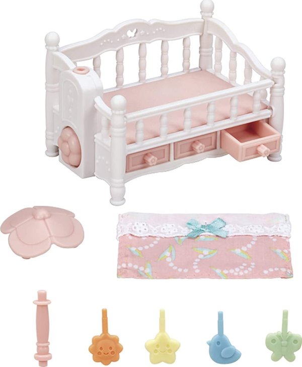 Epoch Sylvanian Families Κούνια με Καρουζέλα 5534 – Σετ Βρεφικού Δωματίου