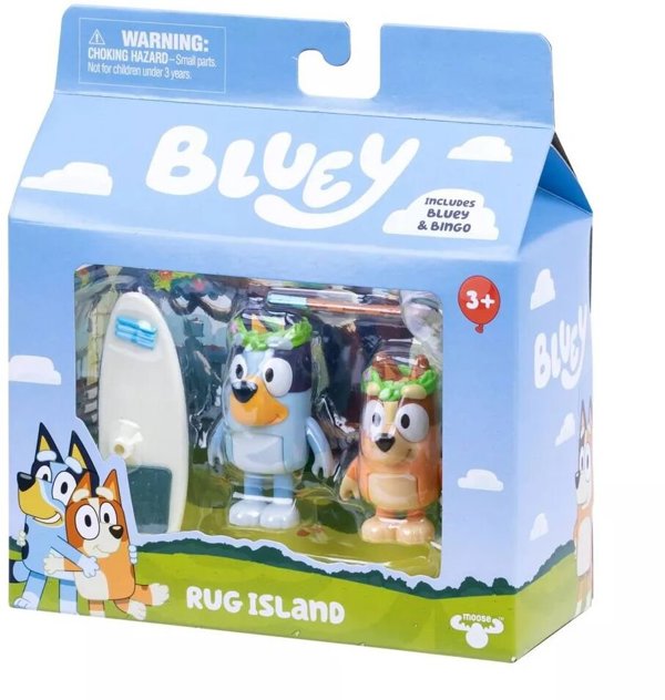 Figurka Tm Toys Bluey Figurki Rug Island 2szt