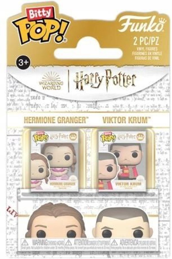 Funko Pop Bitty POP! Σετ 2 Φιγούρες Harry Potter Hermione Granger & Viktor Krum