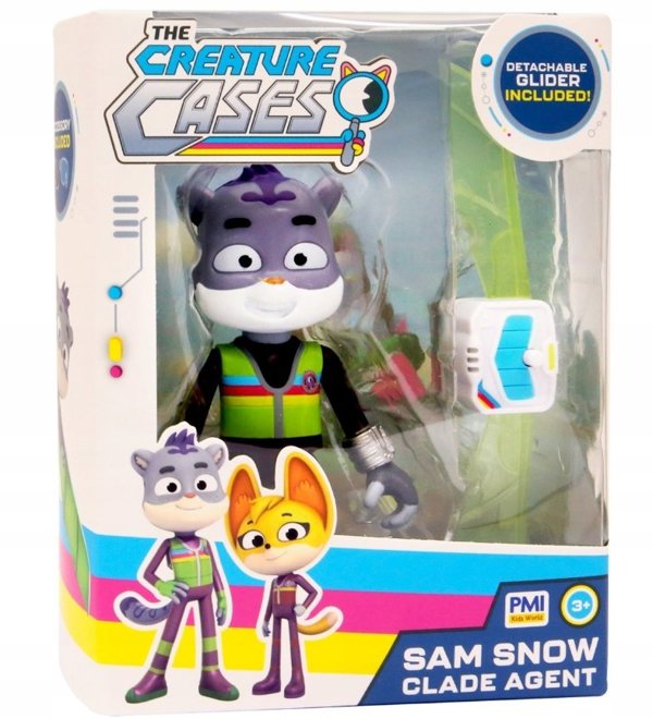 Hachette Childrens Group Creature Cases S1 Clade Action Figure - Sam Snow, Φιγούρα Δράσης