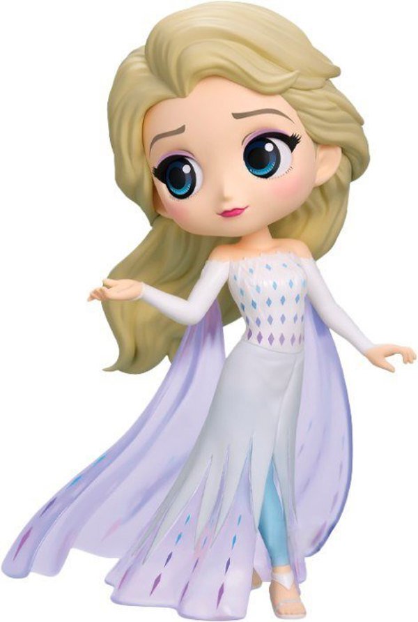 Bandai Disney Q Posket Φιγούρα Elsa Frozen 2 Ver. A - Συλλεκτική Φιγούρα 14cm