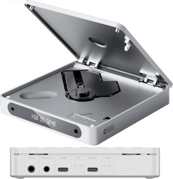 FiiO DM13 ΦΟΡΗΤΟ CD PLAYER 3750mAh ΙΣΟΡΡΟΠΗΜΕΝΟ 4.4mm LCD ΛΕΥΚΟ
