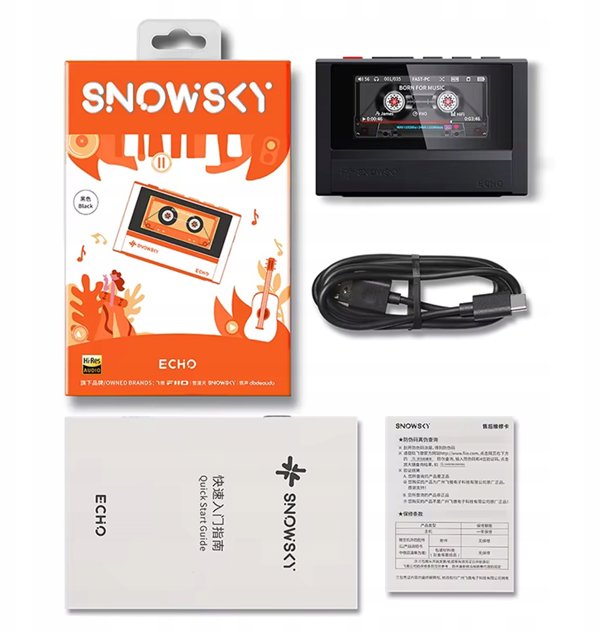 FiiO SNOWSKY ECHO black - φορητός αναπαραγωγέας Hi-Res