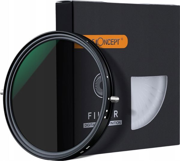 KF Concept Φίλτρο 2 σε 1 Nano-X PRO Hybrid CPL + ND2-ND32 Fader, 77mm, Επαγγελματικό Πολωτικό & Γκρι Ρυθμιζόμενο Φίλτρο Φακού