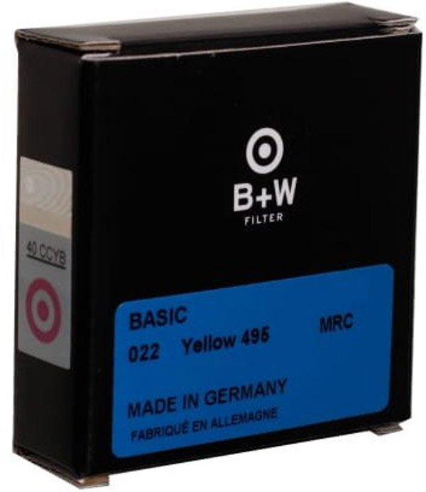 B+W Φίλτρο Φωτογραφικής Μηχανής 62mm Κίτρινο 495 MRC Basic