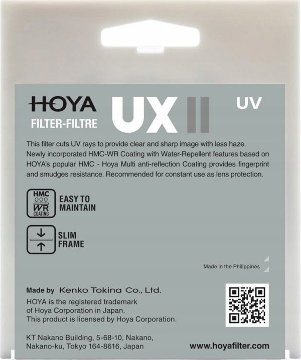 Φίλτρο Hoya Hoya UX II UV Filter 58mm