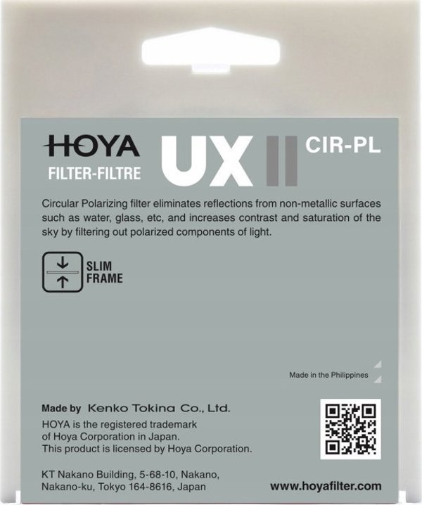 Φίλτρο Hoya Hoya circular UX II Pol Filter 58mm