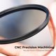 Φίλτρο πολωτικό περιστρεφόμενο K&F Concept Nano-C HMC CPL - 49 mm