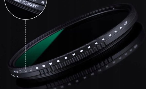 KF Concept Φίλτρο ND Μεταβλητό ND8-ND128, 46mm, Ρυθμιζόμενο Γκρι Φίλτρο για Φακούς - KF01.1446