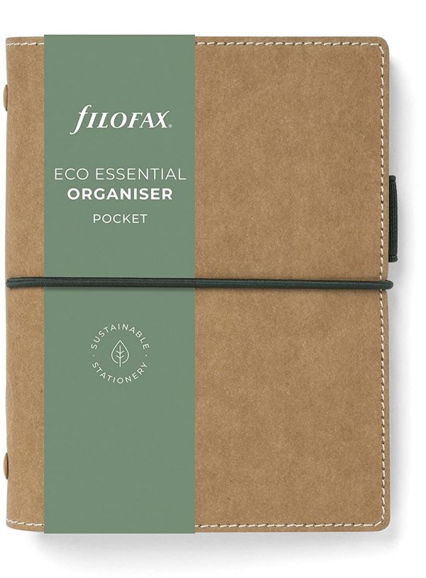 Filofax Eco Essential Pocket Systemkalender Gylden Egk
