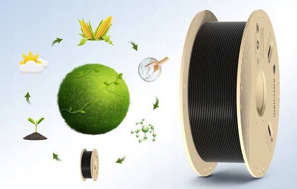 Filament PLA Anycubic 1 KG (Czarny)