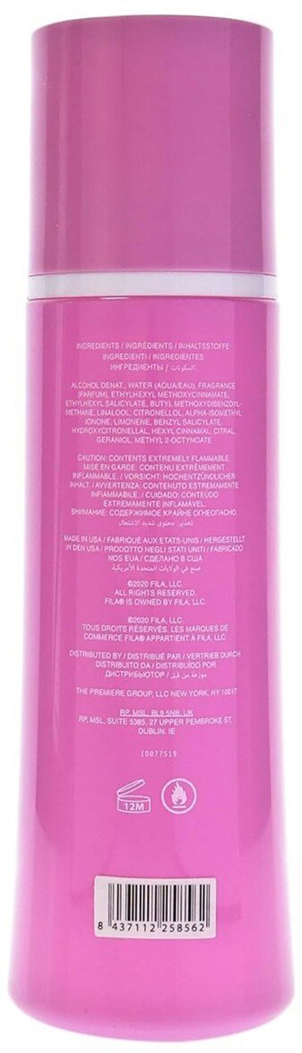 Fila, Fresh, Scented Spray, For Women, 250 ml For Women