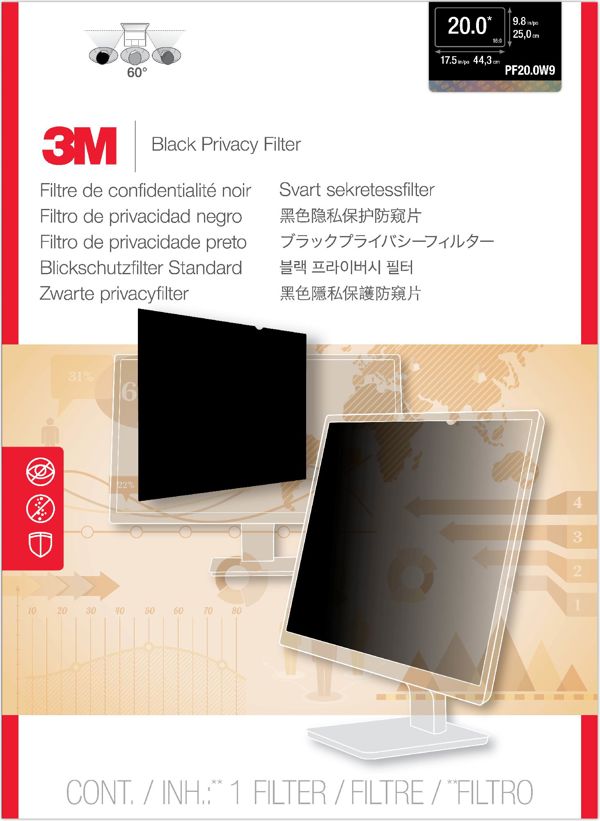 Filtr 3M Prywatyzujacy do 20" (98044054322)