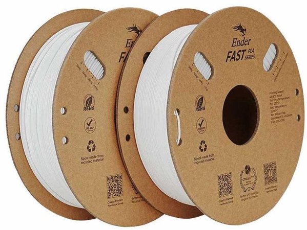 Filament Ender-PLA, 2kg (2x1kg), 1.75mm, white-white (3301010396)