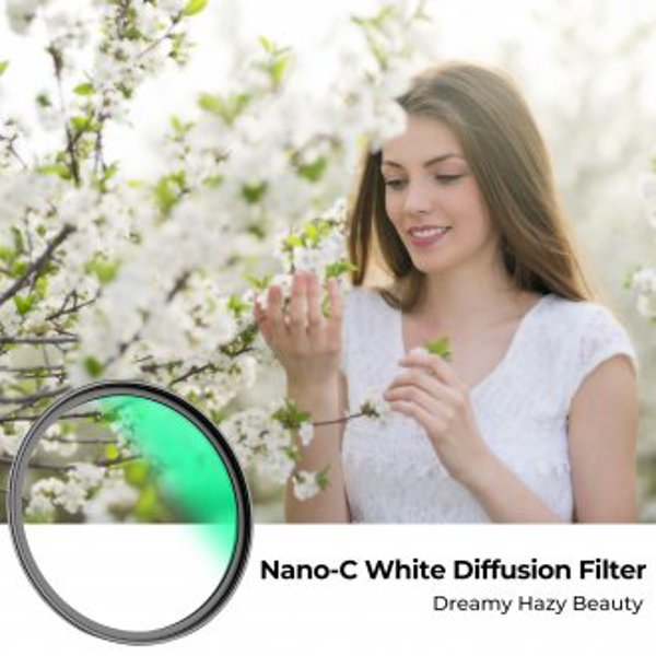 Filtr dyfuzyjny K&F Concept Nano-C HMC White Mist - 67 mm