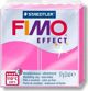 Fimo Θερμοσκληρυνόμενη Μάζα, Κύβος 57g, Νέον Ροζ Χρώμα