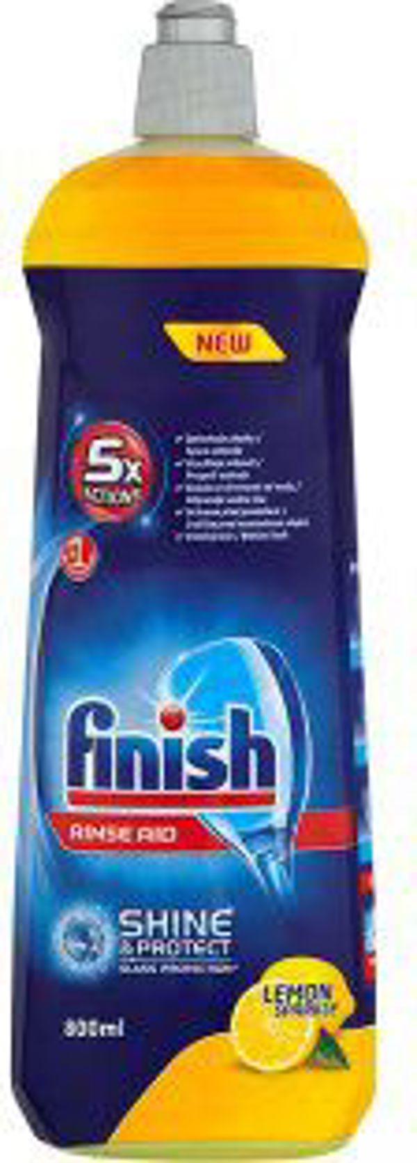 Finish Shine & Protect Λαμπρυντικό Πλυντηρίου Πιάτων, Άρωμα Λεμόνι, 800ml