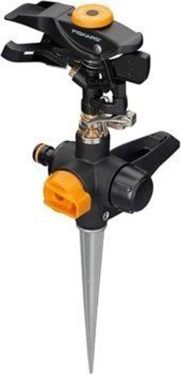 Fiskars Ψεκαστήρας Παλμικός Κυκλικός με Βαλβίδα On/Off, Σφήνα, 35.5cm