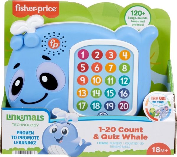 Fisher Price Linkimals Interaktywny Wieloryb HJR69