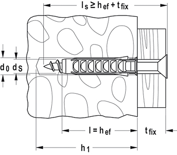 Fischer Πείρος διαστολής SX 6x50mm R 78185