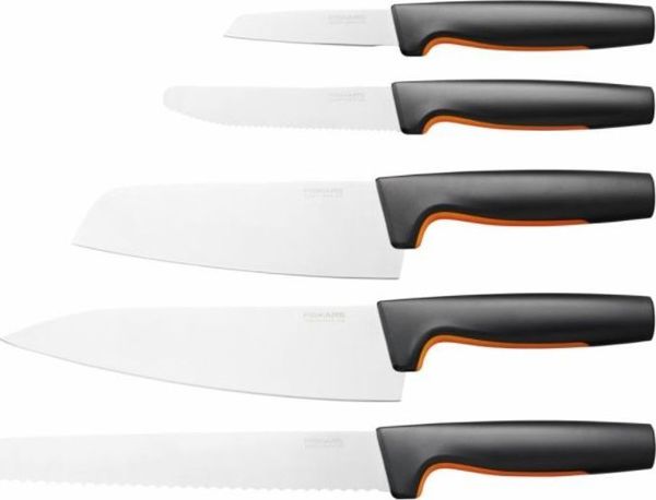 Σετ 5 Μαχαιριών Fiskars Functional Form 1057558 - Ανοξείδωτα Μαχαίρια Κουζίνας υψηλής αντοχής