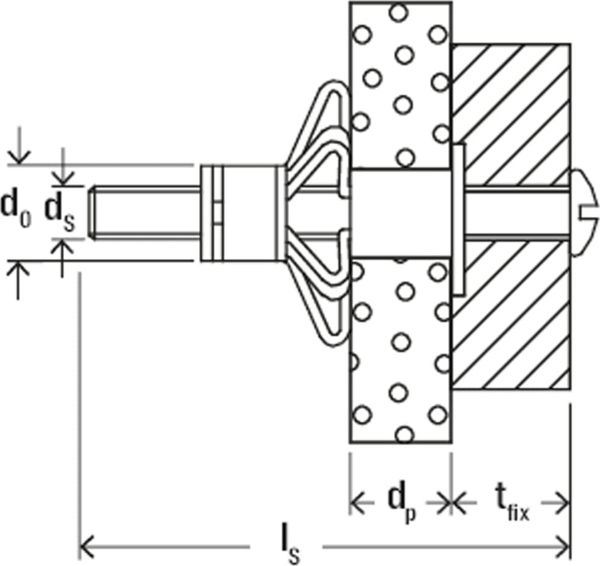 Fischer Fischer Metal Cavity Fixing HM 4x45 S 50 pcs.