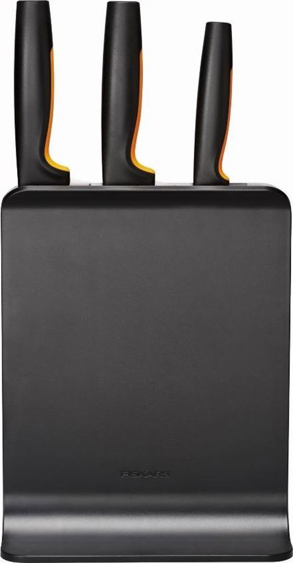Fiskars Σετ 3 Μαχαιριών Functional Form 1057555 με Μπλοκ Αποθήκευσης