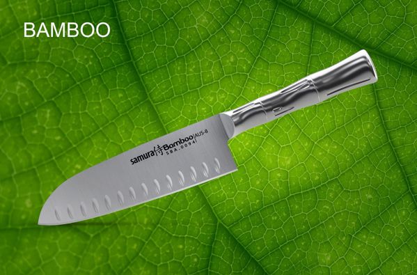 Fiskars Samura Bamboo Μαχαίρι Κουζίνας 28,6 cm