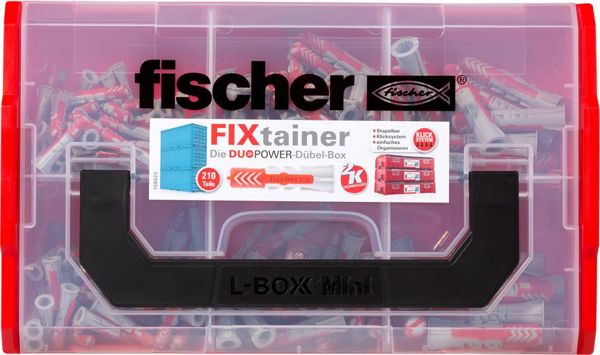 Fischer Zestaw kolkow duopower FIXtainer 210 szt