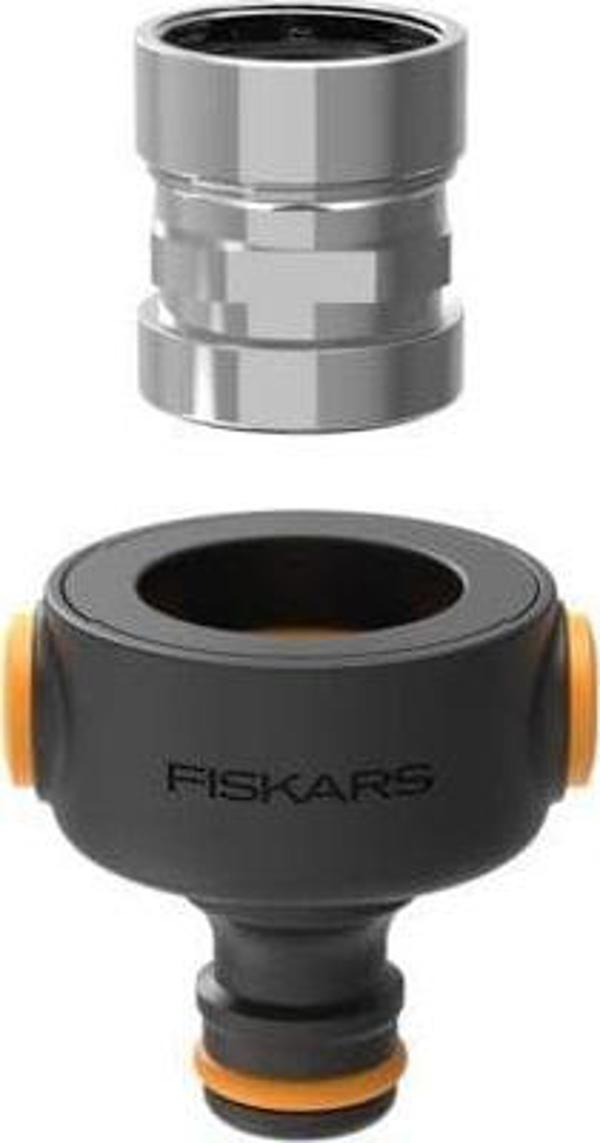 Fiskars Σύνδεσμος Εσωτερικής Βρύσης FS1027062, M22x1 / M24x1, Για Σύνδεση Λάστιχου Ποτίσματος