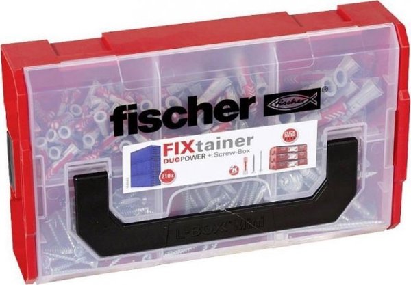 Fischer FIXTAINER Μπουλόνια Duopower 210+βίδες