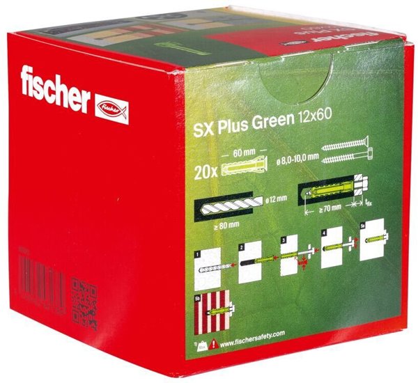 Fischer Dübel SX Plus Green 12x60