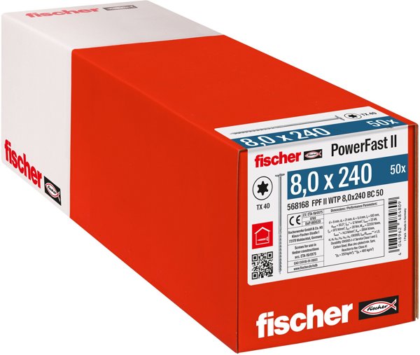 Fischer Fischer PowerFast II 8,0x240 TK TX TG blvz 50