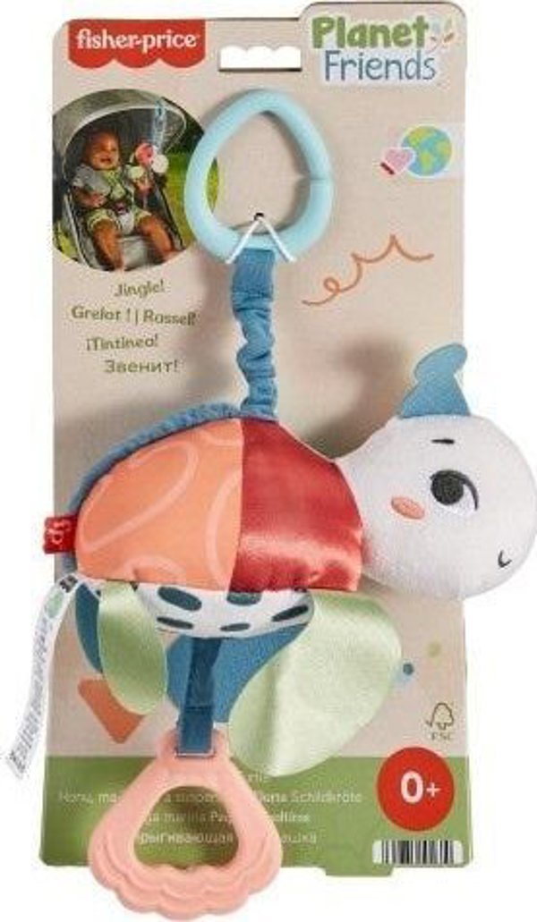 Fisher Price Φίλοι του Πλανήτη Χαρούμενη Χελωνίτσα - Εκπαιδευτικό Παιχνίδι Δραστηριοτήτων για Μωρά