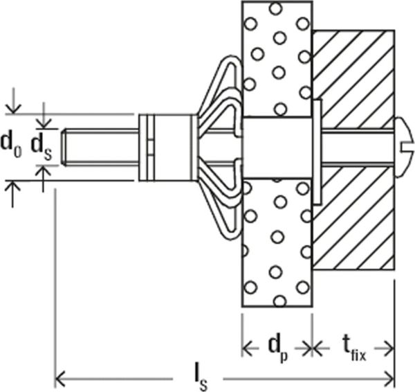 Fischer Fischer Metal Cavity Fixing HM 5x37 S 50 pcs.