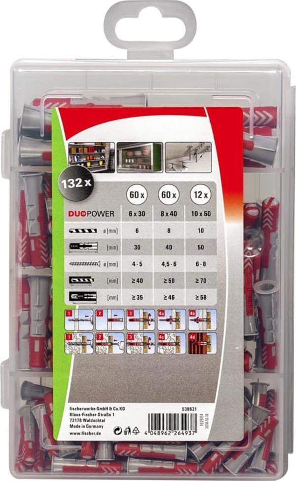 Σετ Fischer Fischer PROFI-BOX DUOPOWER, 132 τεμάχια