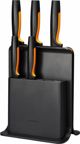 Fiskars Σετ 5 Μαχαιριών Functional Form 1057554 με Μαύρη Θήκη Μπλοκ