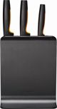 Fiskars Σετ 5 Μαχαιριών Functional Form 1057554 με Μαύρη Θήκη Μπλοκ