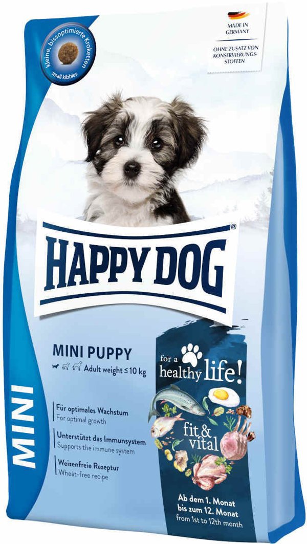 Fit&Vital Mini Puppy, ξηρή τροφή για κουτάβια μικρών ρατσών από 4 εβδομάδες, 800 g