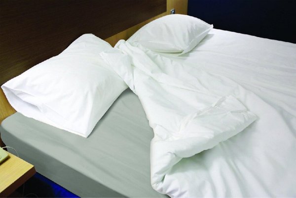 FITTED SHEET POLYCOTTON 160X200+25 GREY