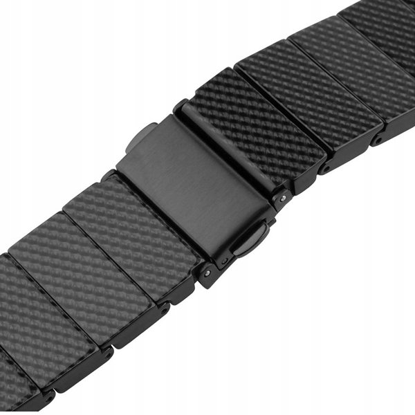 FIXED Resin Strap | Quick Release 18mm | czarny karbon