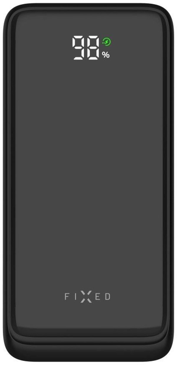 FIXED Zen2 10 - Powerbank - 10000 mAh - 22.5 Watt - 3 A - PD 3.0 - 3 output-stikforbindelser (USB-C, 2 x USB) - sort