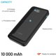FIXED Zen2 10 - Powerbank - 10000 mAh - 22.5 Watt - 3 A - PD 3.0 - 3 output-stikforbindelser (USB-C, 2 x USB) - sort