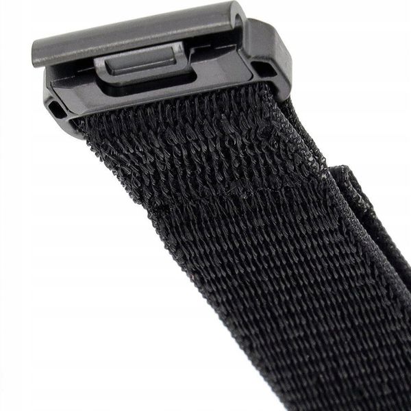 Fixed Fixed | Sporty Strap for Garmin QuickFit 22mm | 160-210 mm | Juodas | Nylon [outlet]