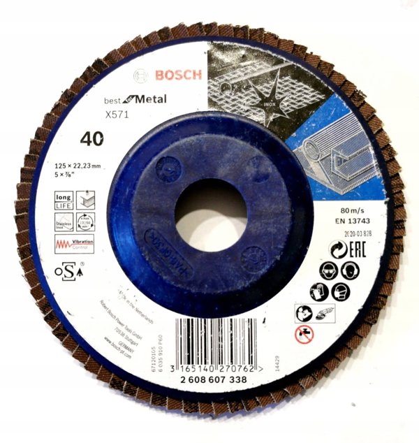 FLAP D.BEST F/METAL 125x40 PROSTA