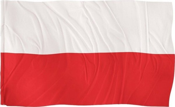 FLAGA POLSKI 70*112 CM, BEZ TRZONKA